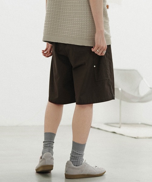 WYM LIDNM(ウィム バイ リドム)の「UTILITY WIDE SHORTS(その他パンツ・メンズ・ナチュラル/アッシュブラウン/チャコール・S/L/M)」の14枚目の写真