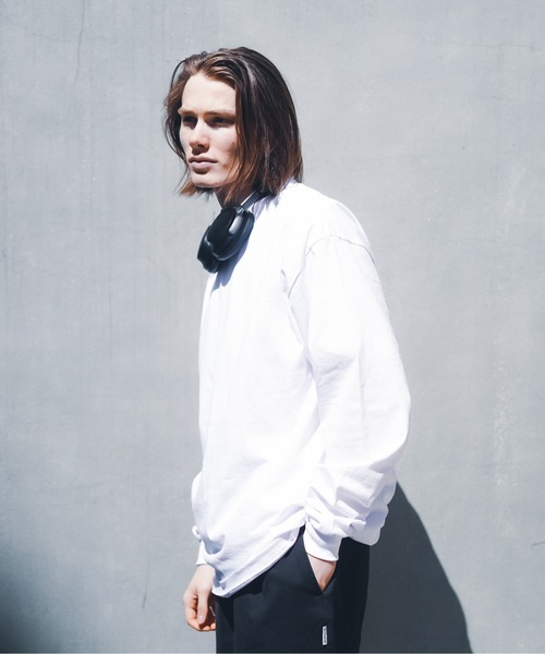 SHAKA WeAR（シャカウェア）の「【SHAKA WEAR/シャカウェア】 7.5 OZ MAX HEAVYWEIGHT LONGSLEEVE　MAXHVY_L_S　ヘビーウェイト ロンT（Tシャツ/カットソー・メンズ・ブラック/ホワイト・SMALL/MEDIUM/LARGE/X-LARGE/XX-LARGE）」の6枚目の写真