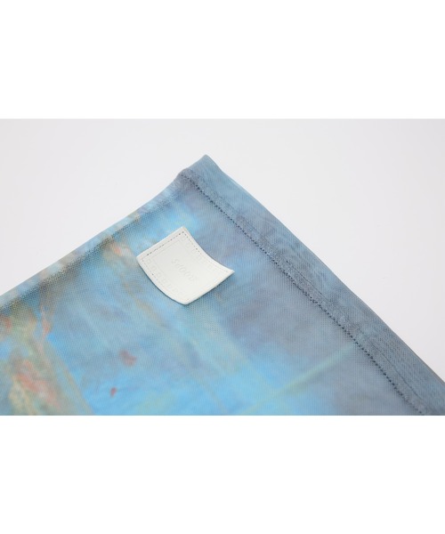 ELOOPS（イーループス）の「【ELOOPS】プリントメッシュセミシアトップス（Tシャツ/カットソー・レディース・ブルー・M/S/L）」の12枚目の写真