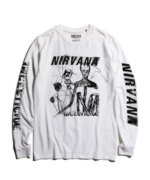 NIRVANA（ニルヴァーナ）の「【THRIFTY LOOK スリフティールック】 THRIFTY "NIRVANA" INCESTICIDE LS TEE　ニルヴァーナ　ロンティ　ビンテージライク（Tシャツ/カットソー）」
