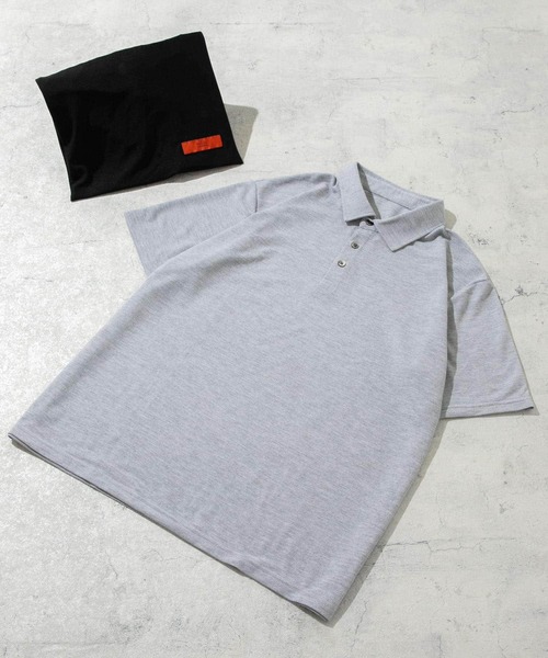 URBAN RESEARCH ROSSO MEN（アーバンリサーチロッソメン）の「『XLサイズあり』ハイパフォーマンス鹿の子ポロシャツ（ポロシャツ・メンズ・ブラック/カーキ/グレー/ブルー系その他/ネイビー/ブラウン/ホワイト・SMALL/MEDIUM/LARGE/X-LARGE）」の3枚目の写真