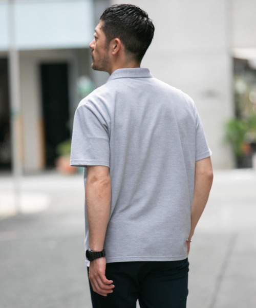 URBAN RESEARCH ROSSO MEN（アーバンリサーチロッソメン）の「『XLサイズあり』ハイパフォーマンス鹿の子ポロシャツ（ポロシャツ・メンズ・ブラック/カーキ/グレー/ブルー系その他/ネイビー/ブラウン/ホワイト・SMALL/MEDIUM/LARGE/X-LARGE）」の13枚目の写真