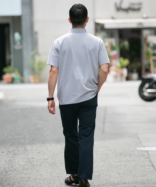 URBAN RESEARCH ROSSO MEN（アーバンリサーチロッソメン）の「『XLサイズあり』ハイパフォーマンス鹿の子ポロシャツ（ポロシャツ・メンズ・ブラック/カーキ/グレー/ブルー系その他/ネイビー/ブラウン/ホワイト・SMALL/MEDIUM/LARGE/X-LARGE）」の18枚目の写真