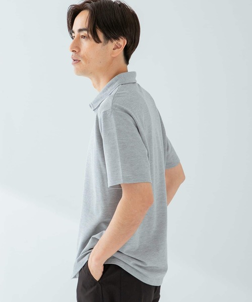 URBAN RESEARCH ROSSO MEN（アーバンリサーチロッソメン）の「『XLサイズあり』ハイパフォーマンス鹿の子ポロシャツ（ポロシャツ・メンズ・ブラック/カーキ/グレー/ブルー系その他/ネイビー/ブラウン/ホワイト・SMALL/MEDIUM/LARGE/X-LARGE）」の22枚目の写真