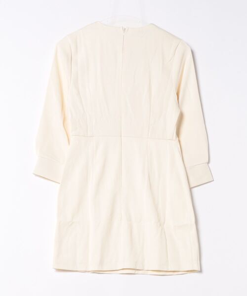 Jasmine Grandiflorum(ジャスミングランディフローラム)の「【Jasmine】 Vネックミニ丈ワンピース(セットアップ・レディース・ブラック/ホワイト/ピンク・FREE)」の19枚目の写真
