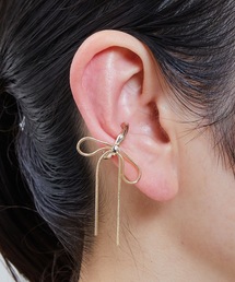 Zoule | Zoule ゾーラ：ruban2　リボン　イヤーカフ（ニッケルフリー）(イヤーカフ)