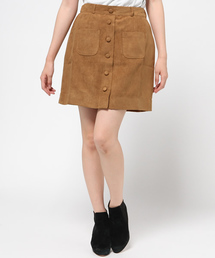 natural couture | 【natural couture NICE CLAUP】フェイクスエードスカート(スカート)