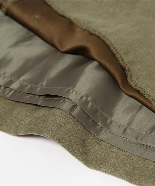 natural couture（ナチュラルクチュール）の「【natural couture NICE CLAUP】フェイクスエードスカート（スカート・レディース・キャメル/ブラウン/カーキ・FREE）」の11枚目の写真