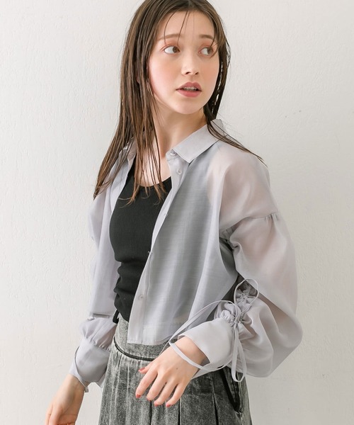 OLIVE des OLIVE（オリーブデオリーブ）の「袖ドロストクロップド