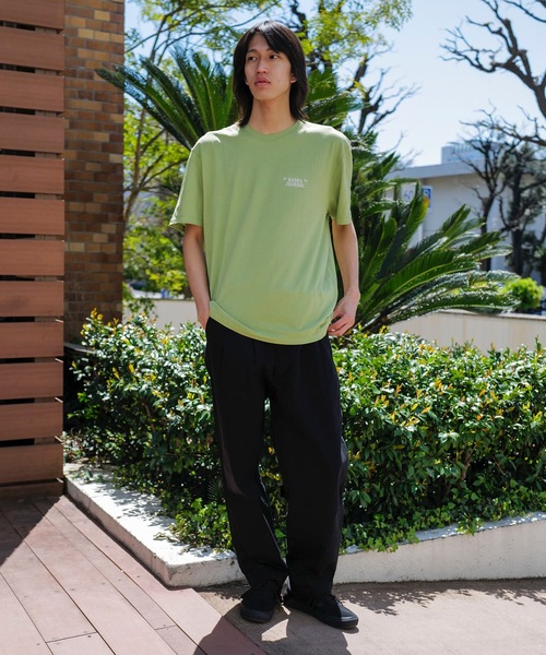 BANKS（バンクス）の「DESIGN TEE/BANKS(バンクス)スタンダードシルエットワンポイントバックプリント半袖カットソー（Tシャツ/カットソー・メンズ・グリーン系その他/オフホワイト・LARGE/MEDIUM/X-LARGE）」の9枚目の写真