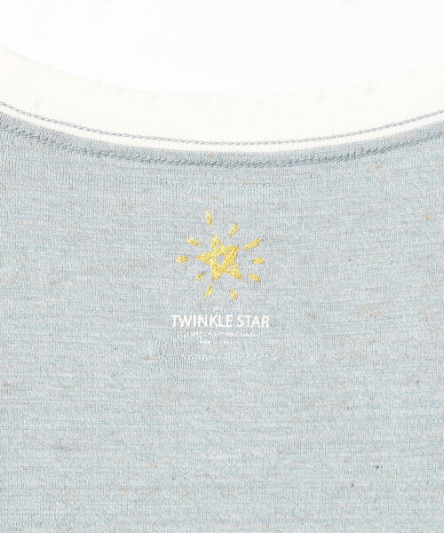 FACCIES(ファチーズ)の「FACCIES / TOP MELANGE NUMBERRING TEE(Tシャツ/カットソー・メンズ・ライトブルー・M/L)」の5枚目の写真
