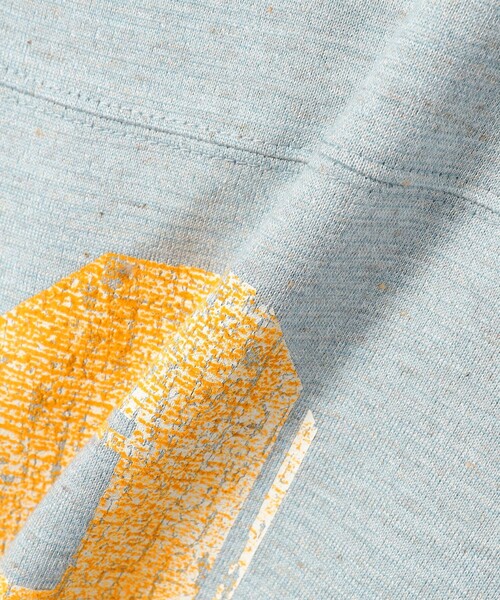 FACCIES(ファチーズ)の「FACCIES / TOP MELANGE NUMBERRING TEE(Tシャツ/カットソー・メンズ・ライトブルー・M/L)」の6枚目の写真