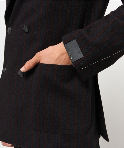 LARDINI（ラルディーニ）の「LARDINI / ストライプ ダブル