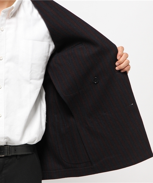 LARDINI（ラルディーニ）の「LARDINI / ストライプ ダブル