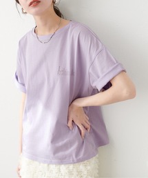 <サスティナ>オーガビッツ袖口ロールUP半袖Tシャツ