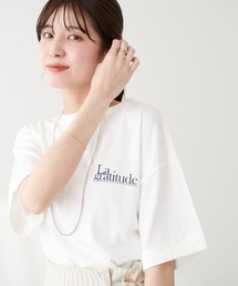 <サスティナ>オーガビッツ袖口ロールUP半袖Tシャツ