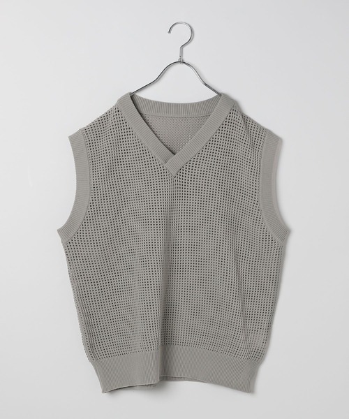 GLOBAL WORK（グローバルワーク）の「2SETベスト＊半袖T/AND YUA ANY/128531（ニット/セーター・キッズ・ブラック/グレー・150cm/160cm/170cm）」の8枚目の写真