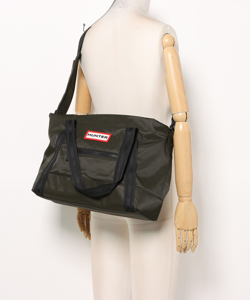 NYLON TOPCLIP TOTE MIDI