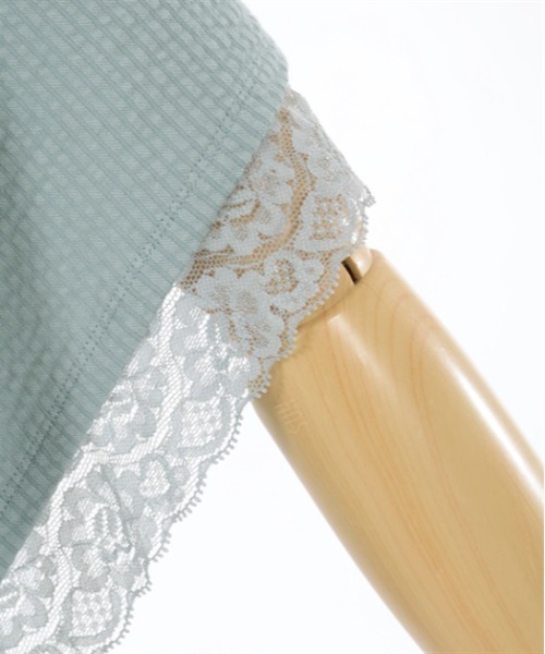 axes femme（アクシーズファム）の「ハンカチスリーブプルオーバー（Tシャツ/カットソー・レディース・ミント/ホワイト/ブラック・FREE）」の14枚目の写真