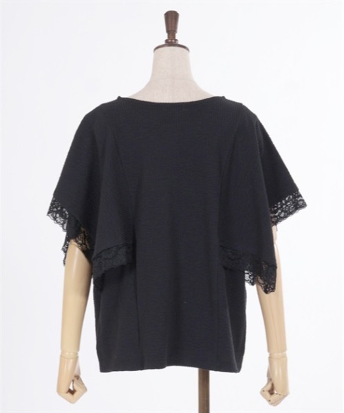 axes femme（アクシーズファム）の「ハンカチスリーブプルオーバー（Tシャツ/カットソー・レディース・ミント/ホワイト/ブラック・FREE）」の18枚目の写真