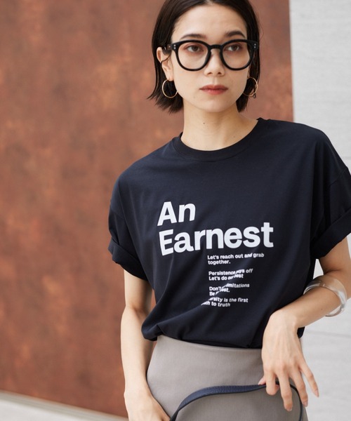 BARNYARDSTORM(バンヤードストーム)の「BARNYARDSTORM / グラフィックシルケットT(Tシャツ/カットソー・レディース・ホワイト/オフホワイト/ブラック・FREE)」の8枚目の写真