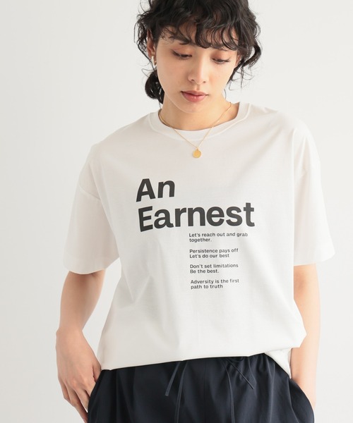 BARNYARDSTORM(バンヤードストーム)の「BARNYARDSTORM / グラフィックシルケットT(Tシャツ/カットソー・レディース・ホワイト/オフホワイト/ブラック・FREE)」の11枚目の写真