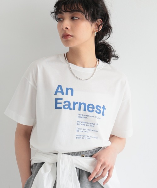 BARNYARDSTORM(バンヤードストーム)の「BARNYARDSTORM / グラフィックシルケットT(Tシャツ/カットソー・レディース・ホワイト/オフホワイト/ブラック・FREE)」の13枚目の写真