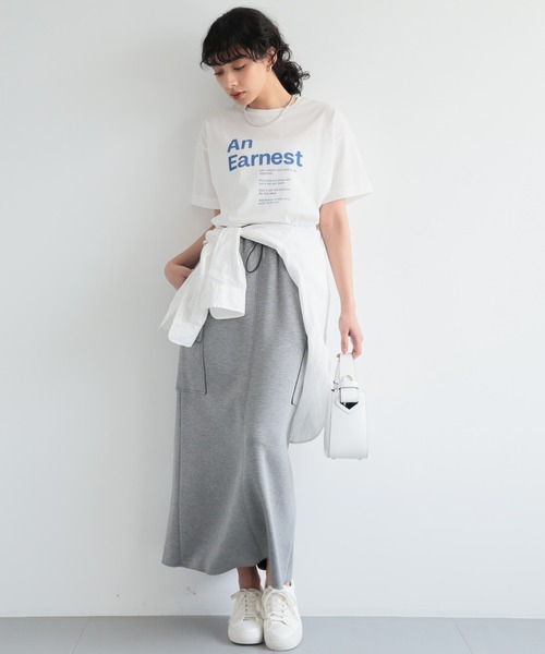BARNYARDSTORM(バンヤードストーム)の「BARNYARDSTORM / グラフィックシルケットT(Tシャツ/カットソー・レディース・ホワイト/オフホワイト/ブラック・FREE)」の15枚目の写真