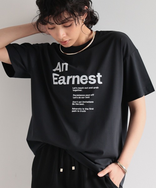 BARNYARDSTORM(バンヤードストーム)の「BARNYARDSTORM / グラフィックシルケットT(Tシャツ/カットソー・レディース・ホワイト/オフホワイト/ブラック・FREE)」の16枚目の写真