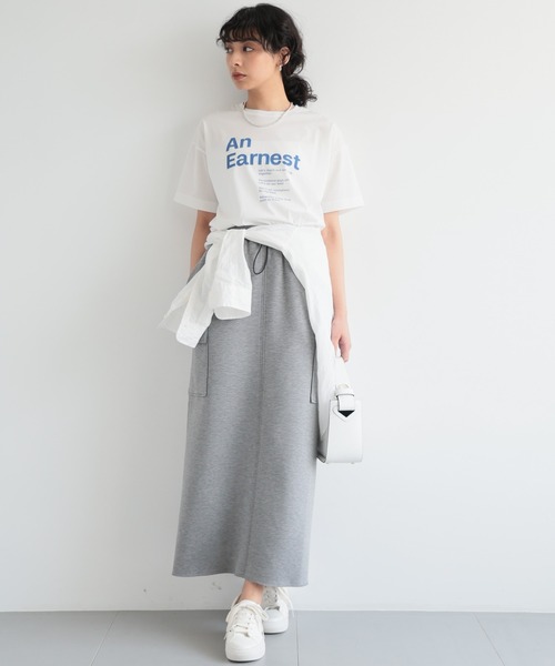 BARNYARDSTORM(バンヤードストーム)の「BARNYARDSTORM / グラフィックシルケットT(Tシャツ/カットソー・レディース・ホワイト/オフホワイト/ブラック・FREE)」の22枚目の写真