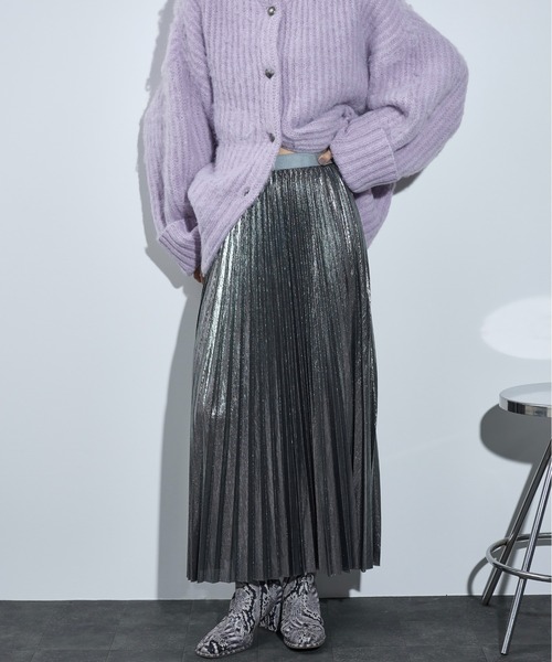 THE YOn（ザヨン）の「メタリックプリーツスカート（スカート・レディース・シルバー/ブロンズ/ブラック・FREE）」の19枚目の写真