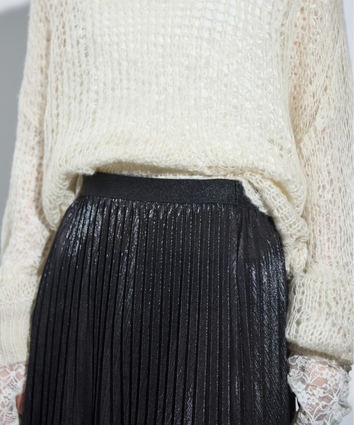 THE YOn（ザヨン）の「メタリックプリーツスカート（スカート・レディース・シルバー/ブロンズ/ブラック・FREE）」の16枚目の写真