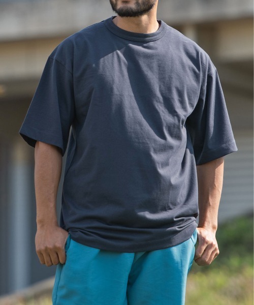 Sunny Smith(サニースミス)の「【サニースミス/sunnysmith】ヘビーオンスChampion Plating Cool & Sweat Protect(CP)(Tシャツ/カットソー・メンズ・オフホワイト/ブラック/チャコール・M/L)」の3枚目の写真