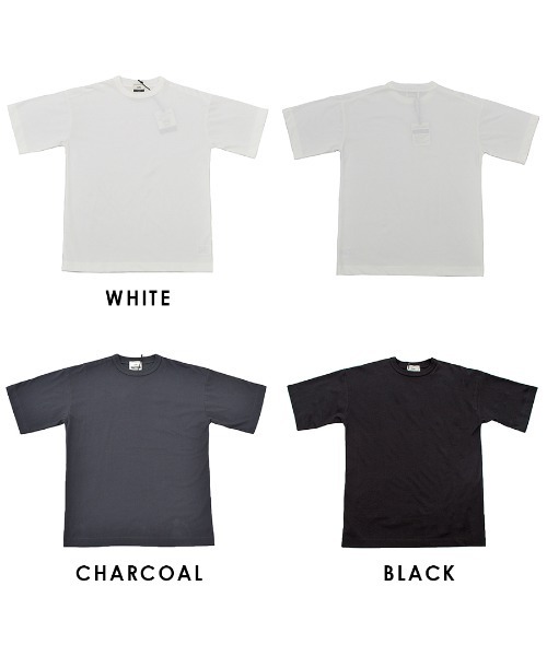 Sunny Smith(サニースミス)の「【サニースミス/sunnysmith】ヘビーオンスChampion Plating Cool & Sweat Protect(CP)(Tシャツ/カットソー・メンズ・オフホワイト/ブラック/チャコール・M/L)」の9枚目の写真