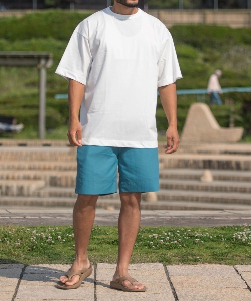 Sunny Smith(サニースミス)の「【サニースミス/sunnysmith】ヘビーオンスChampion Plating Cool & Sweat Protect(CP)(Tシャツ/カットソー・メンズ・オフホワイト/ブラック/チャコール・M/L)」の15枚目の写真