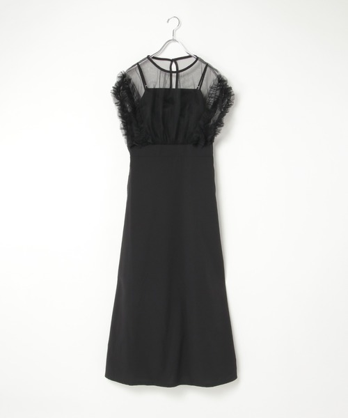 【セール】チュールフリルワンピース(ワンピース)|notch.(ノッチ) 【セール】チュールフリルワンピース(ワンピース)|notch.(ノッチ)