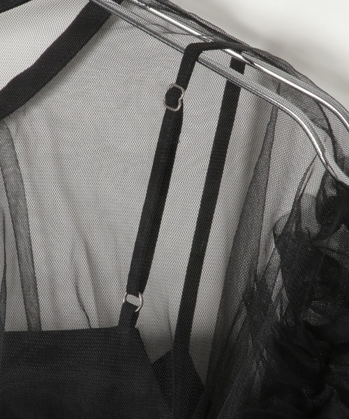 【セール】チュールフリルワンピース(ワンピース)|notch.(ノッチ) 【セール】チュールフリルワンピース(ワンピース)|notch.(ノッチ)