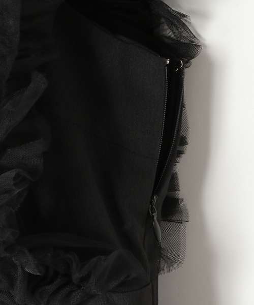 【セール】チュールフリルワンピース(ワンピース)|notch.(ノッチ) 【セール】チュールフリルワンピース(ワンピース)|notch.(ノッチ)