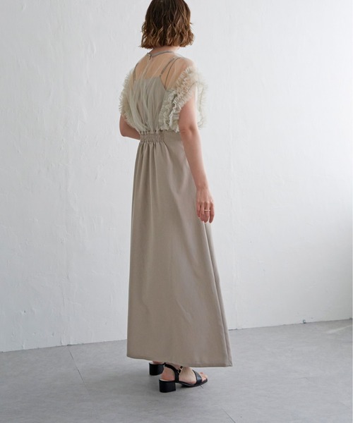 【セール】チュールフリルワンピース(ワンピース)|notch.(ノッチ) 【セール】チュールフリルワンピース(ワンピース)|notch.(ノッチ)