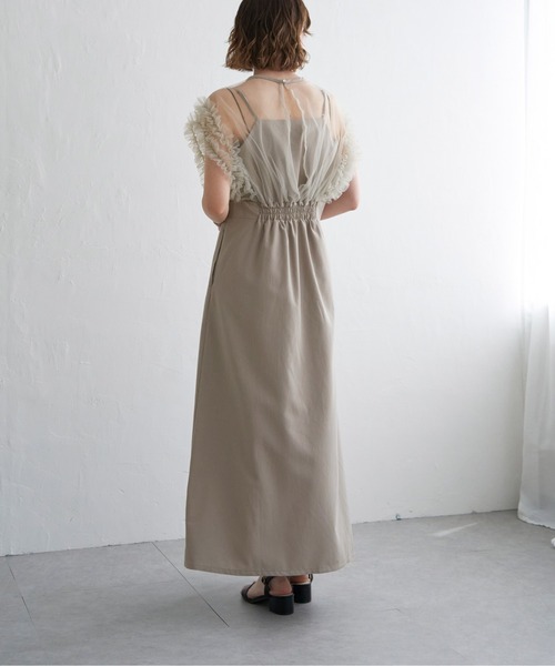 【セール】チュールフリルワンピース(ワンピース)|notch.(ノッチ) 【セール】チュールフリルワンピース(ワンピース)|notch.(ノッチ)