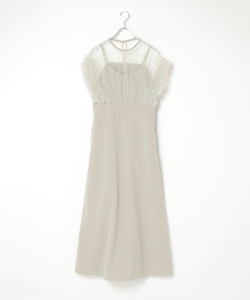 【セール】チュールフリルワンピース(ワンピース)|notch.(ノッチ) 【セール】チュールフリルワンピース(ワンピース)|notch.(ノッチ)