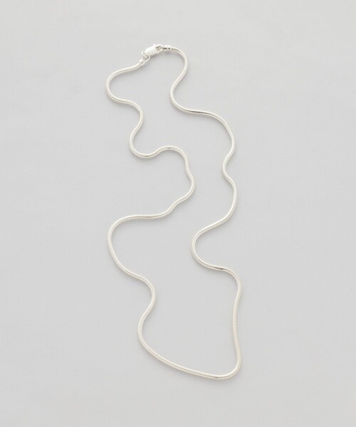 STUDIOUS(ステュディオス)の「SILVER925 SNAKE CHAIN NECKLESS(ネックレス・メンズ・シルバー・FREE)」の4枚目の写真