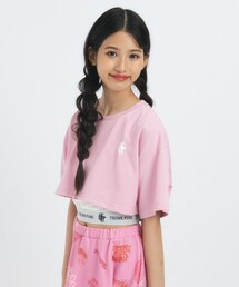 PINK-latte | 〔るーつくコラボ〕フェイクレイヤードTシャツ(Tシャツ/カットソー)