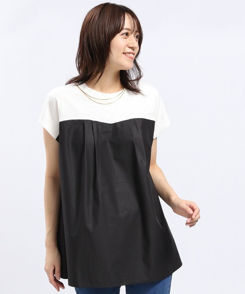 フレームワーク　人気　完売　スマイルTシャツ OUT OF FRAMe 8812melangeTシャツ SMILE（Tシャツ／カットソー