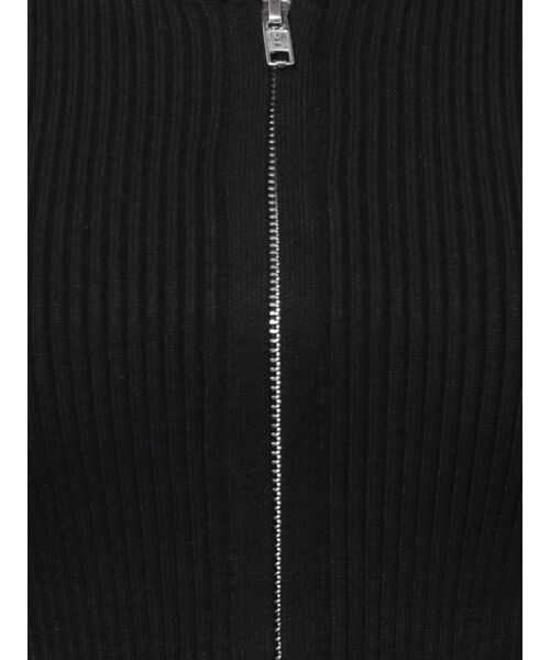 RESEXXY（リゼクシー）の「ジップデザインクロップドニットトップス（ニット/セーター・レディース・ベージュ/ホワイト/ピンク/ブラック・FREE）」の15枚目の写真