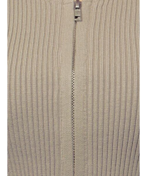 RESEXXY（リゼクシー）の「ジップデザインクロップドニットトップス（ニット/セーター・レディース・ベージュ/ホワイト/ピンク/ブラック・FREE）」の17枚目の写真