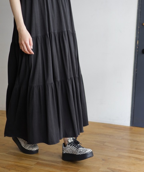 SESTO（セスト）の「軽量厚底レースアップボリュームスニーカー（スニーカー・レディース・シルバー/ブラック/ブラウン系その他/アイボリー・S/M/L/LL/3L）」の9枚目の写真