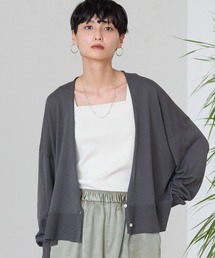 UVカットショートニットカーディガン