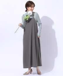 SHOO・LA・RUE | 【高レビュー/洗える】ポケット付きが嬉しい フレアキャミワンピース(ワンピース)