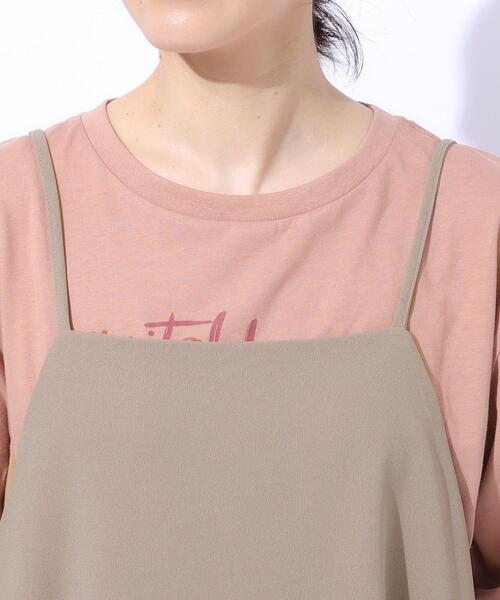 SHOO・LA・RUE（シューラルー）の「【高レビュー/洗える】ポケット付きが嬉しい フレアキャミワンピース（ワンピース・レディース・ブラック/チャコールグレー/キャメル・04/02/03）」の16枚目の写真